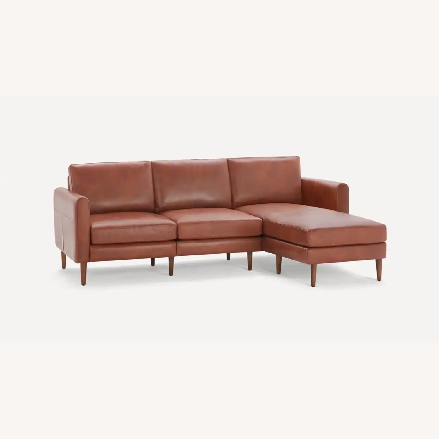Burrow Nomad 3 Seater Leather Sectional - image-7