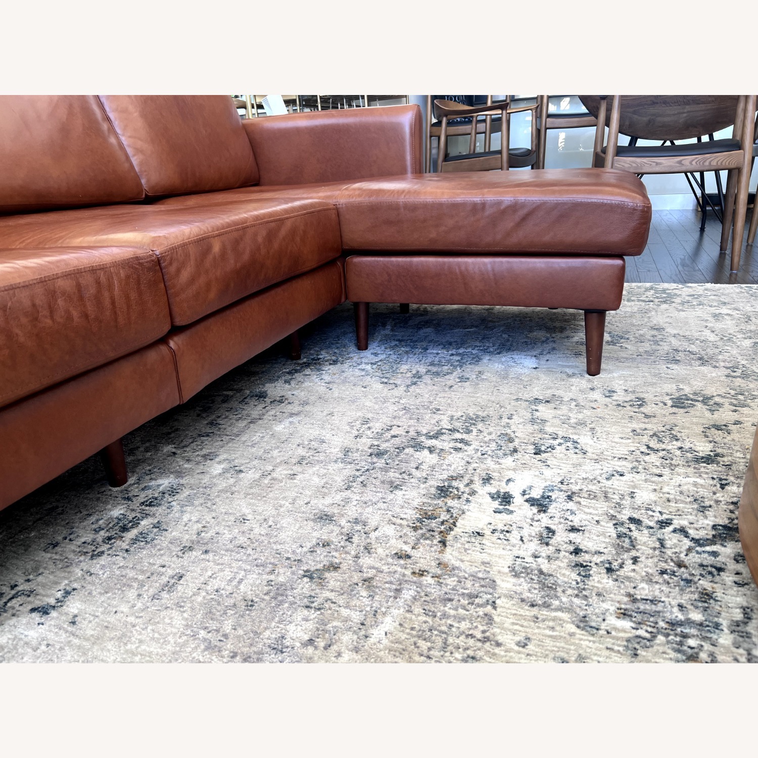 Burrow Nomad 3 Seater Leather Sectional - image-5