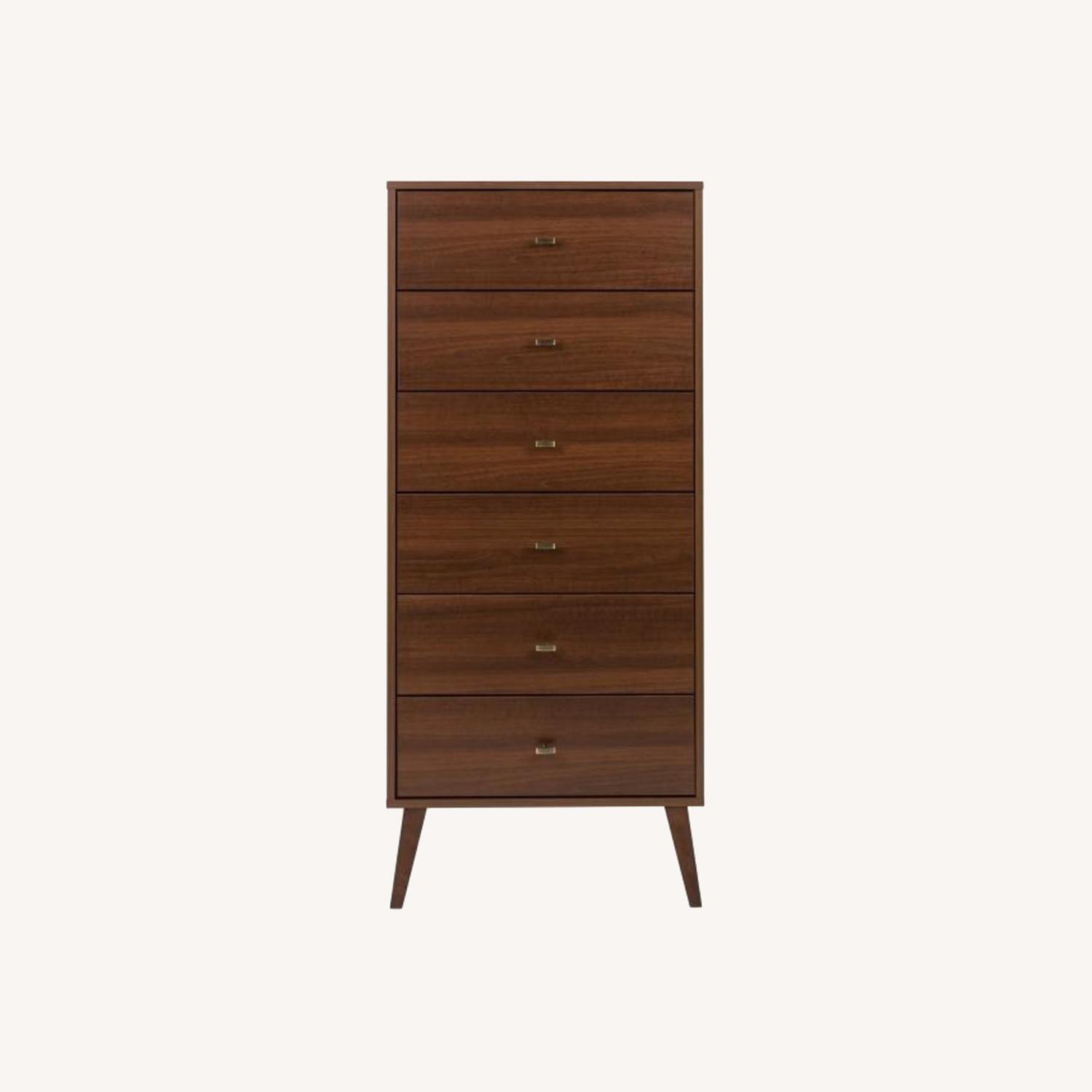 Mid Century Tall Dresser - image-0