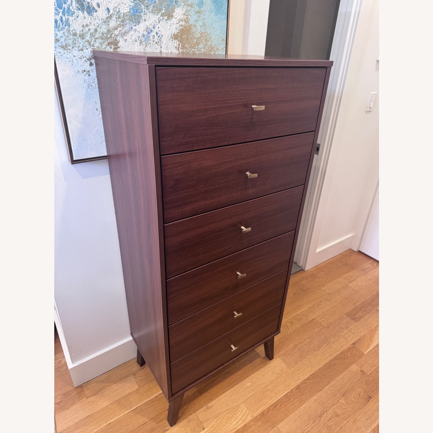 Mid Century Tall Dresser - image-4