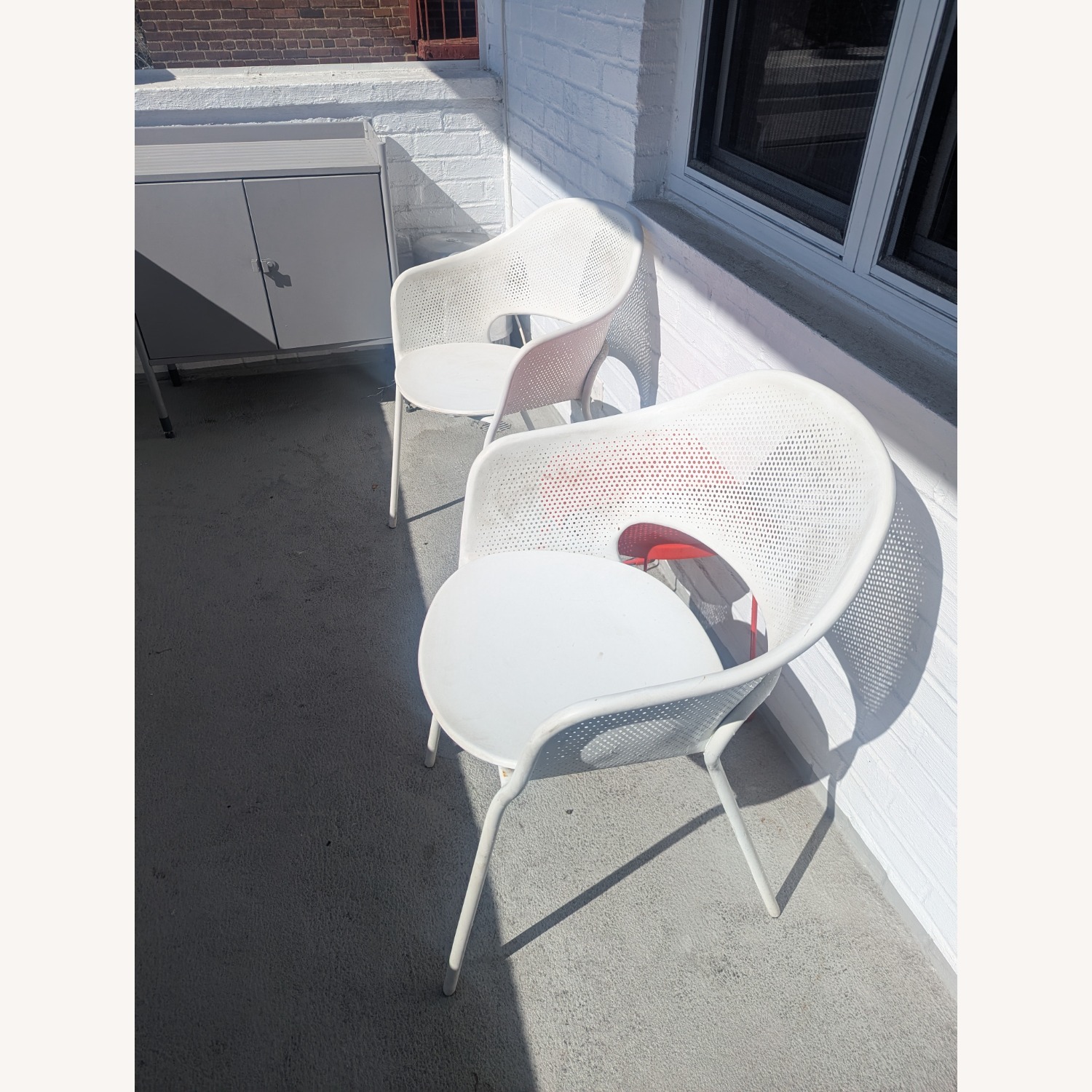 Fermob White Kate Indoor/Outdoor Armchairs - image-2