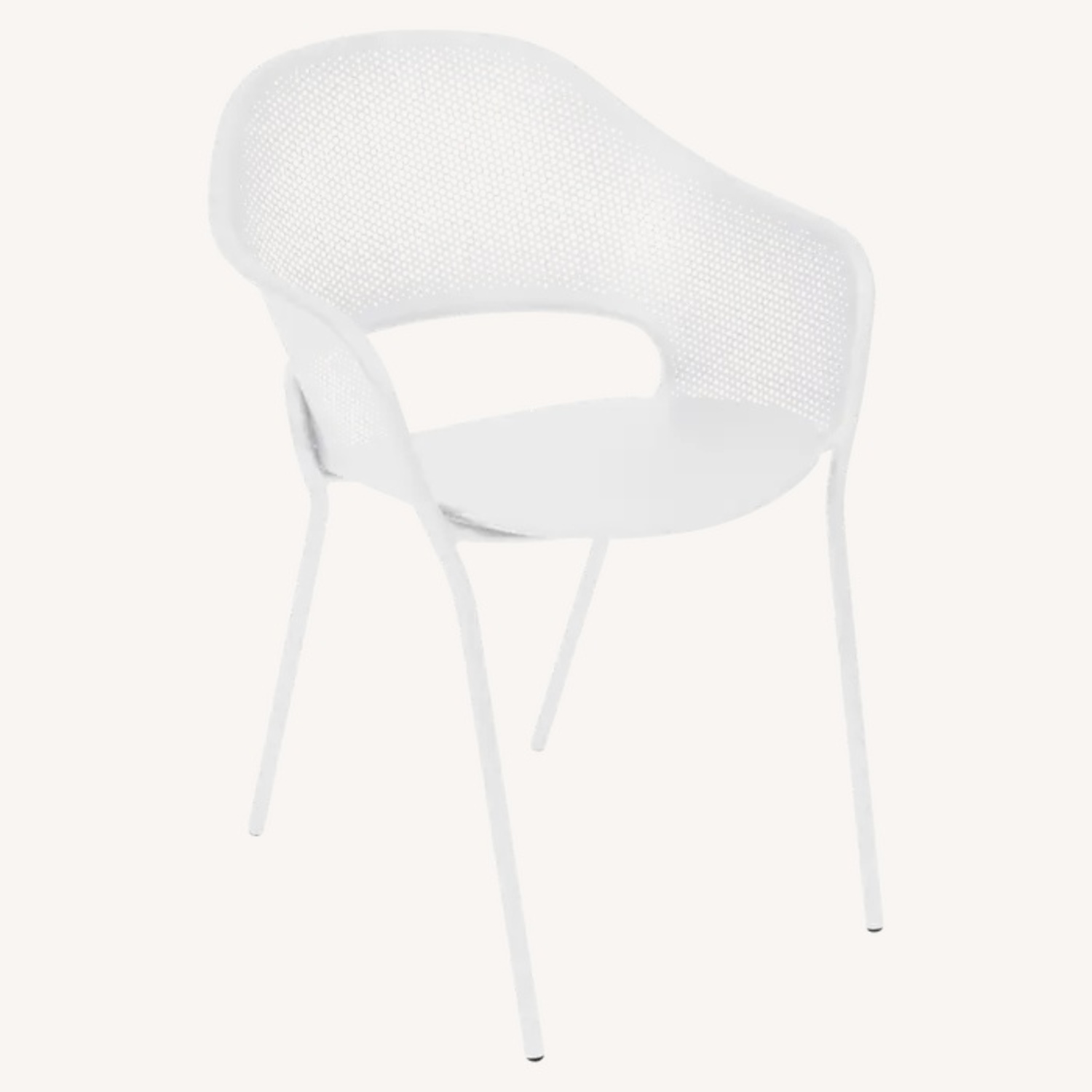 Fermob White Kate Indoor/Outdoor Armchairs - image-7