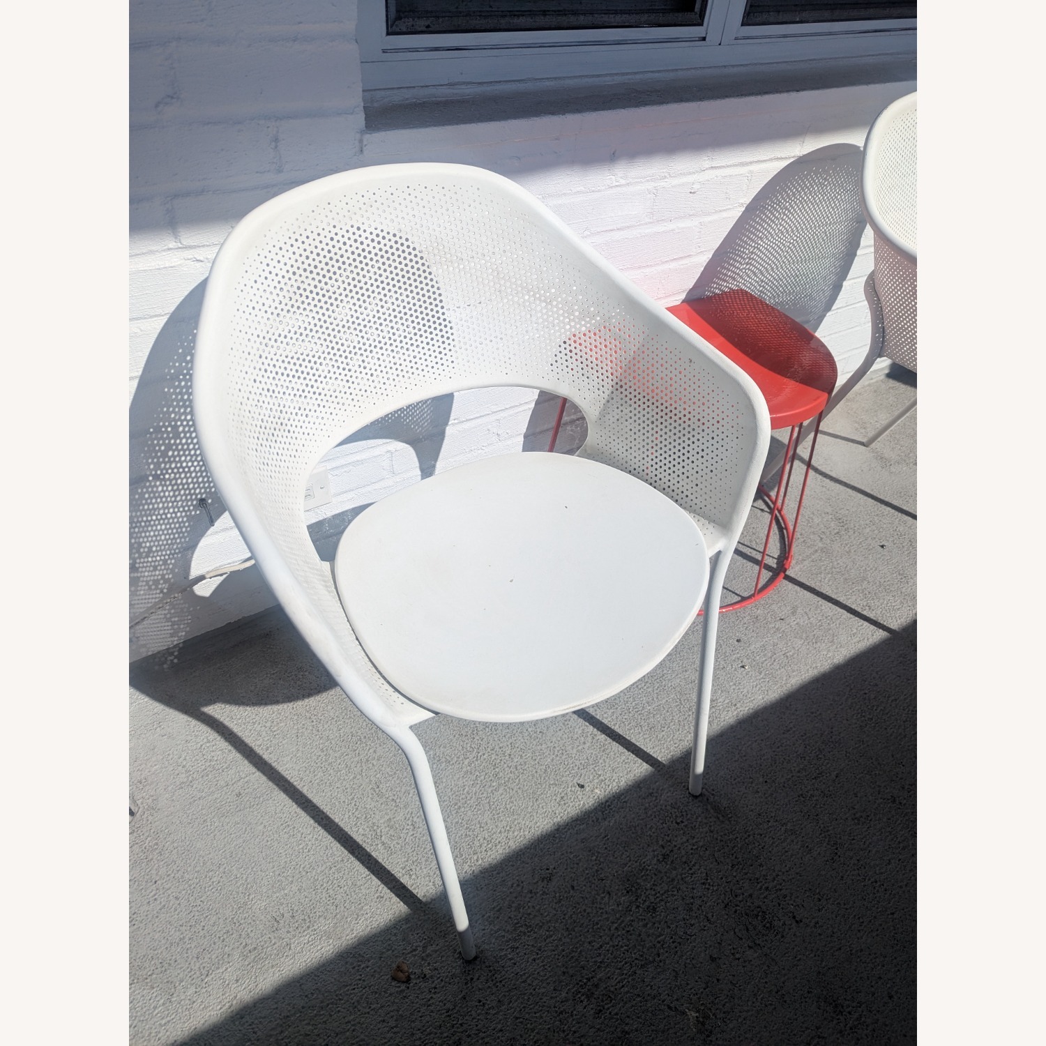 Fermob White Kate Indoor/Outdoor Armchairs - image-1