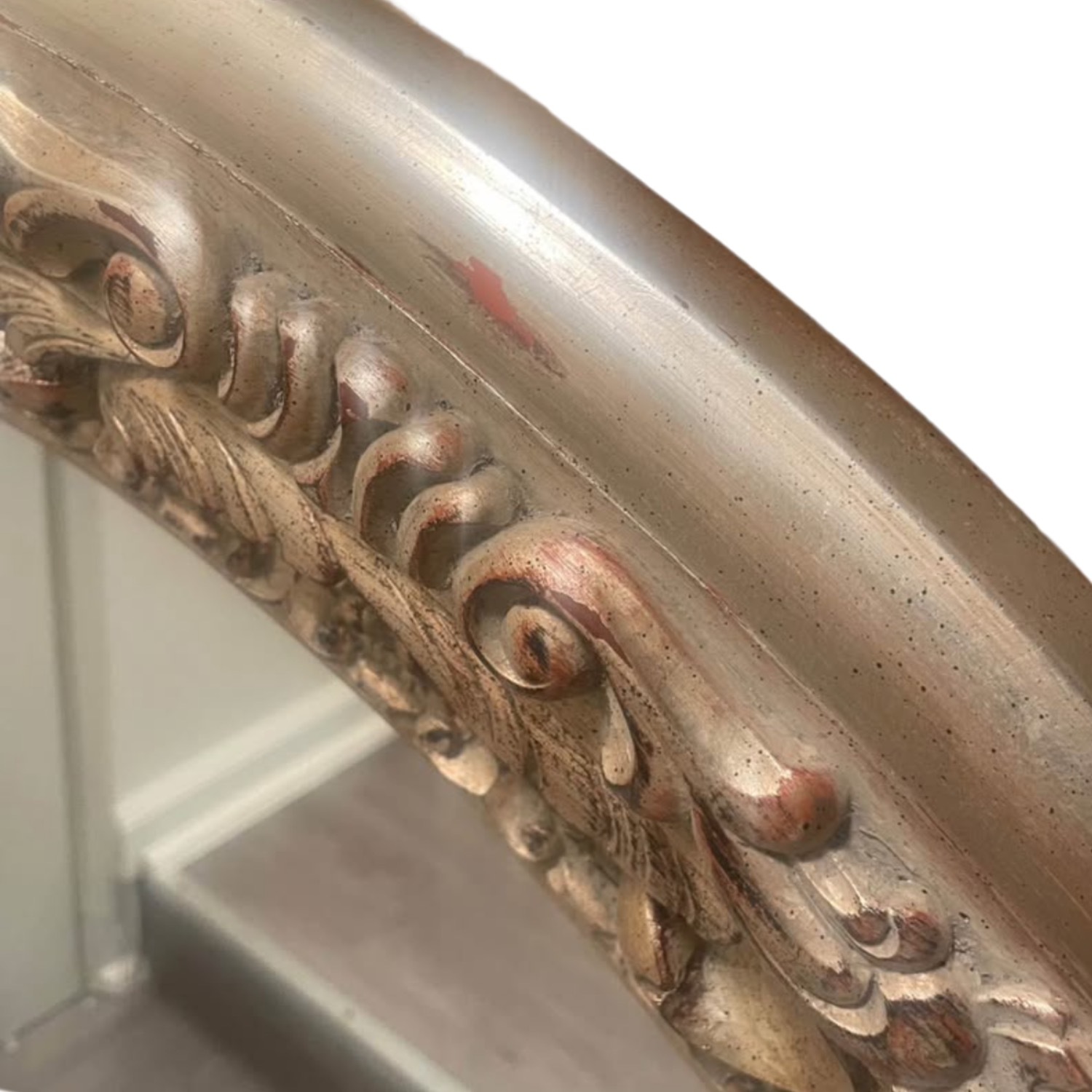 Vintage Ornate Round Wall Mirror - image-2