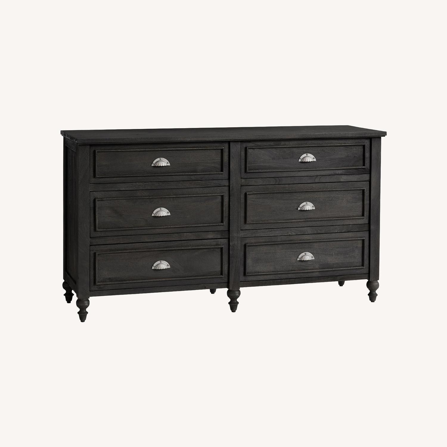 Pottery Barn Astoria 6-Drawer Dresser Rosedale Black - image-0