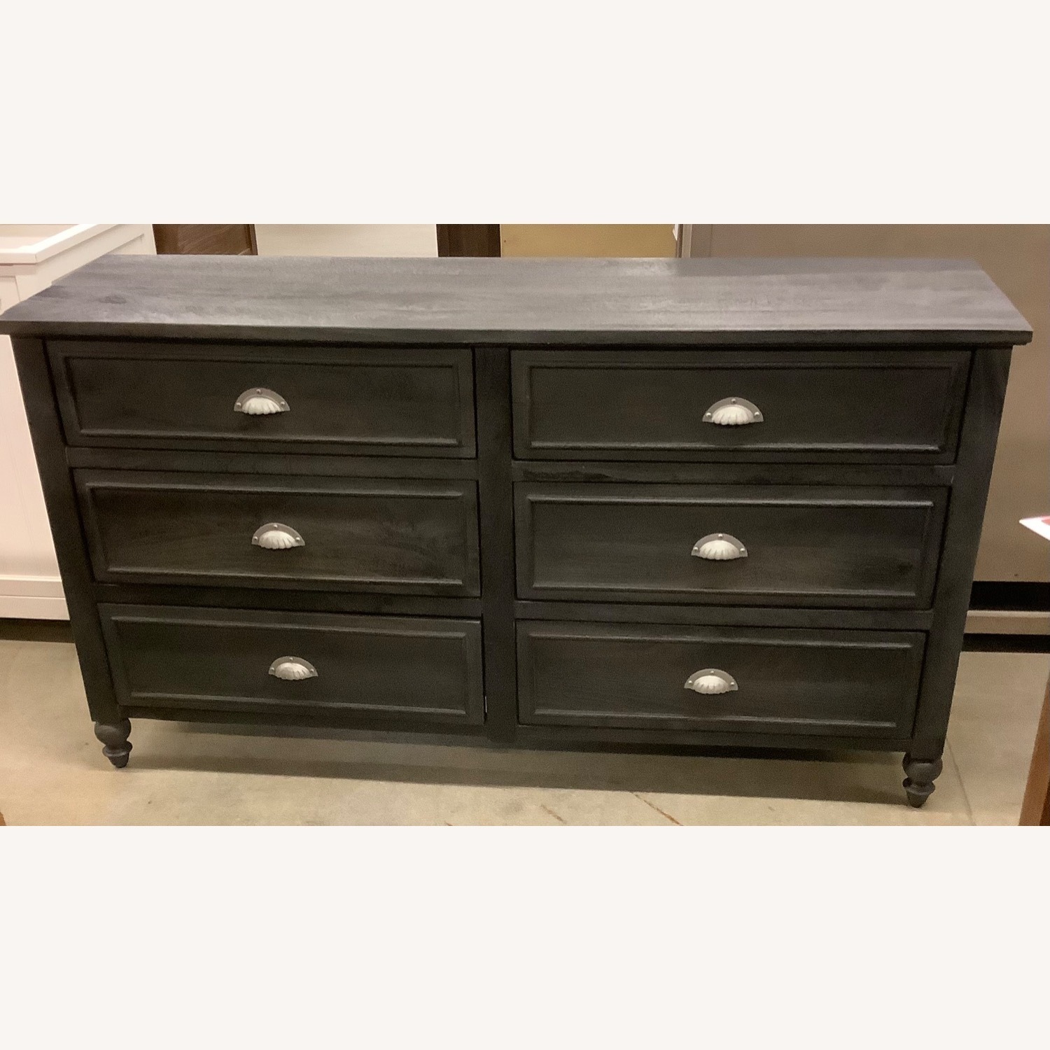 Pottery Barn Astoria 6-Drawer Dresser Rosedale Black - image-7