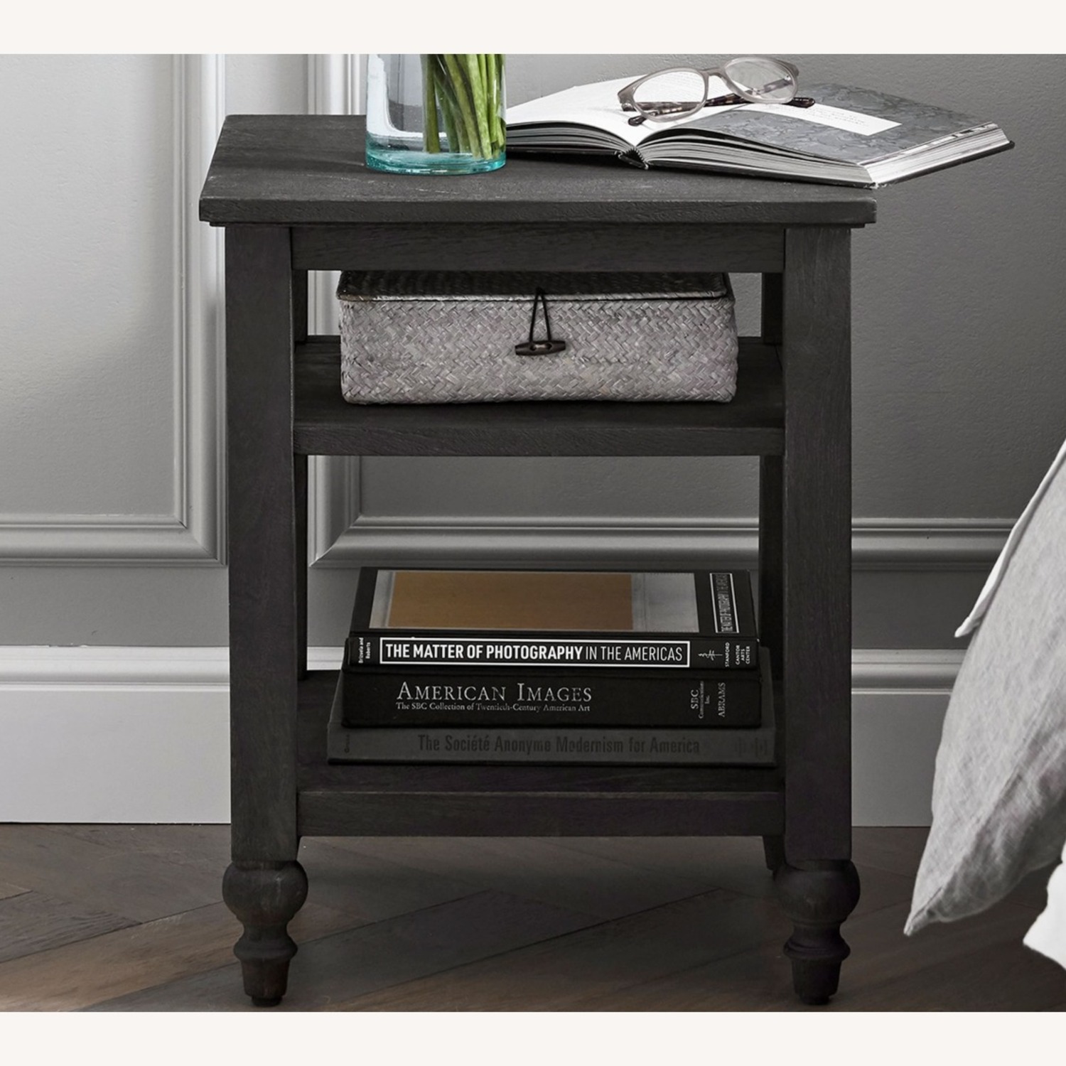 Pottery Barn Astoria Nightstand, Rosedale Black - image-2
