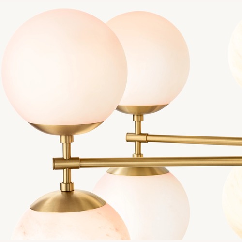 Used Restoration Hardware Cirque Linear Chandelier 48" for sale on AptDeco