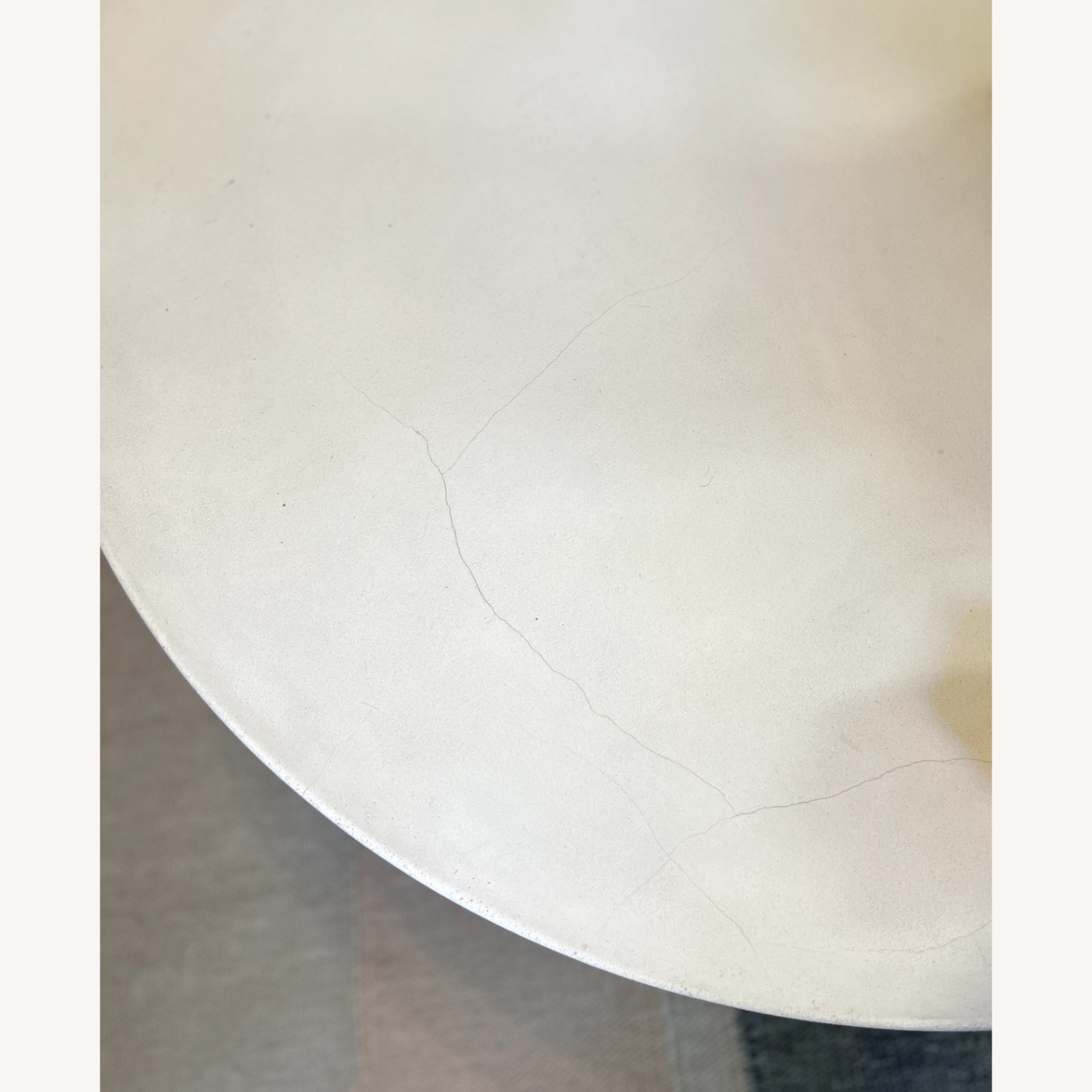 CB2 Cap Ivory Cement Coffee Table - image-4