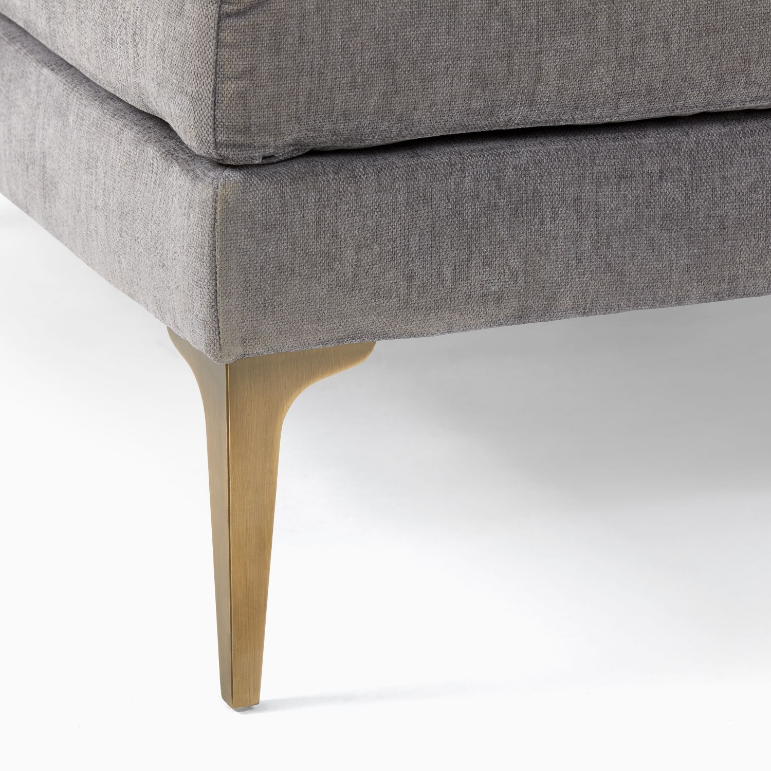 West Elm Andes Ottoman - image-1