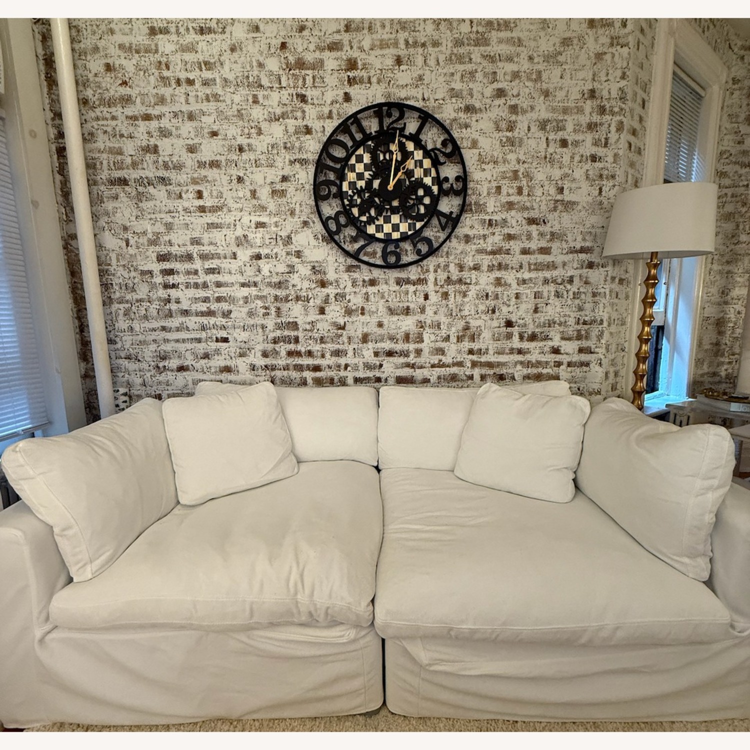 White Cloud Classic Loveseat 2-Piece Modular Sofa - image-3