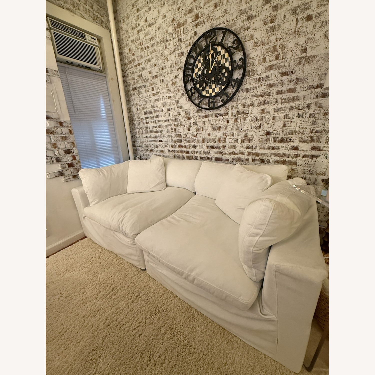 White Cloud Classic Loveseat 2-Piece Modular Sofa - image-4