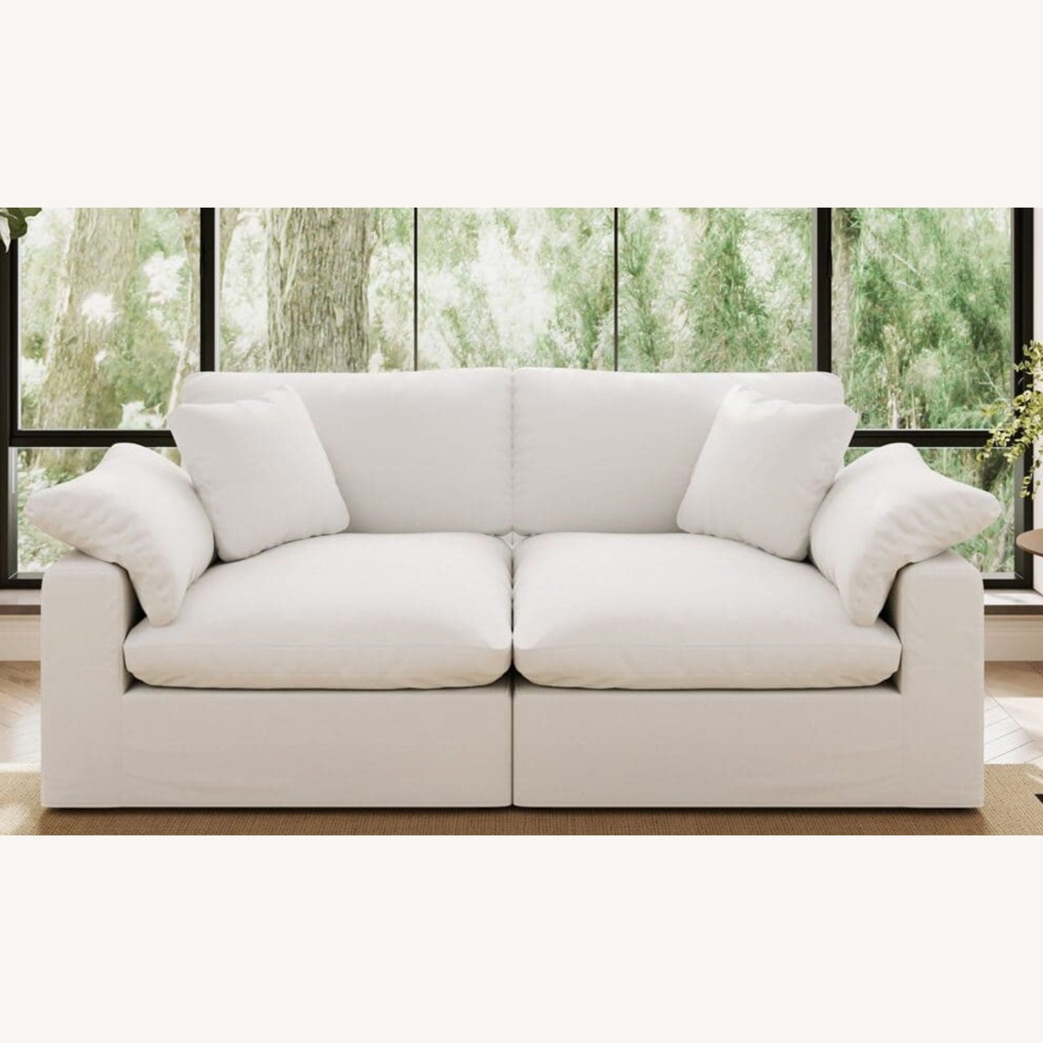 White Cloud Classic Loveseat 2-Piece Modular Sofa - image-2
