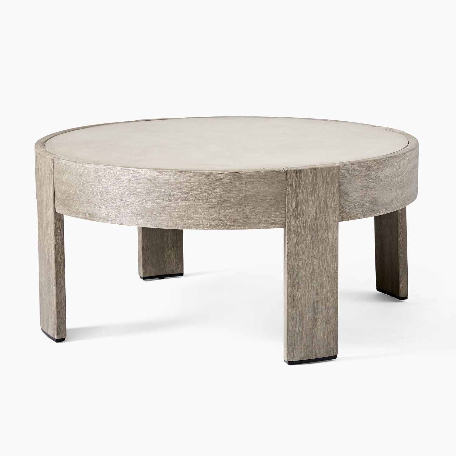 West Elm Portside Outdoor Round Coffee Table (34") - image-4