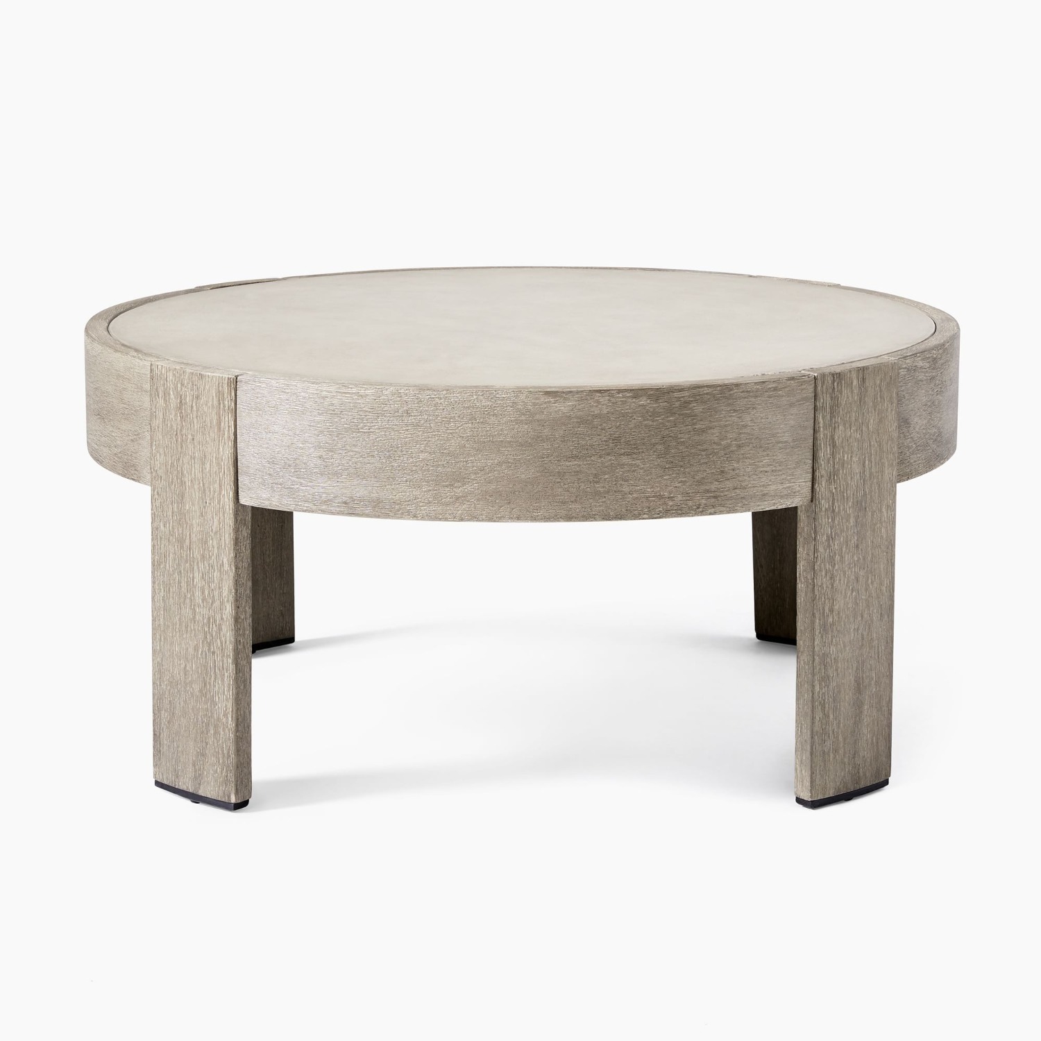 West Elm Portside Outdoor Round Coffee Table (34") - image-2