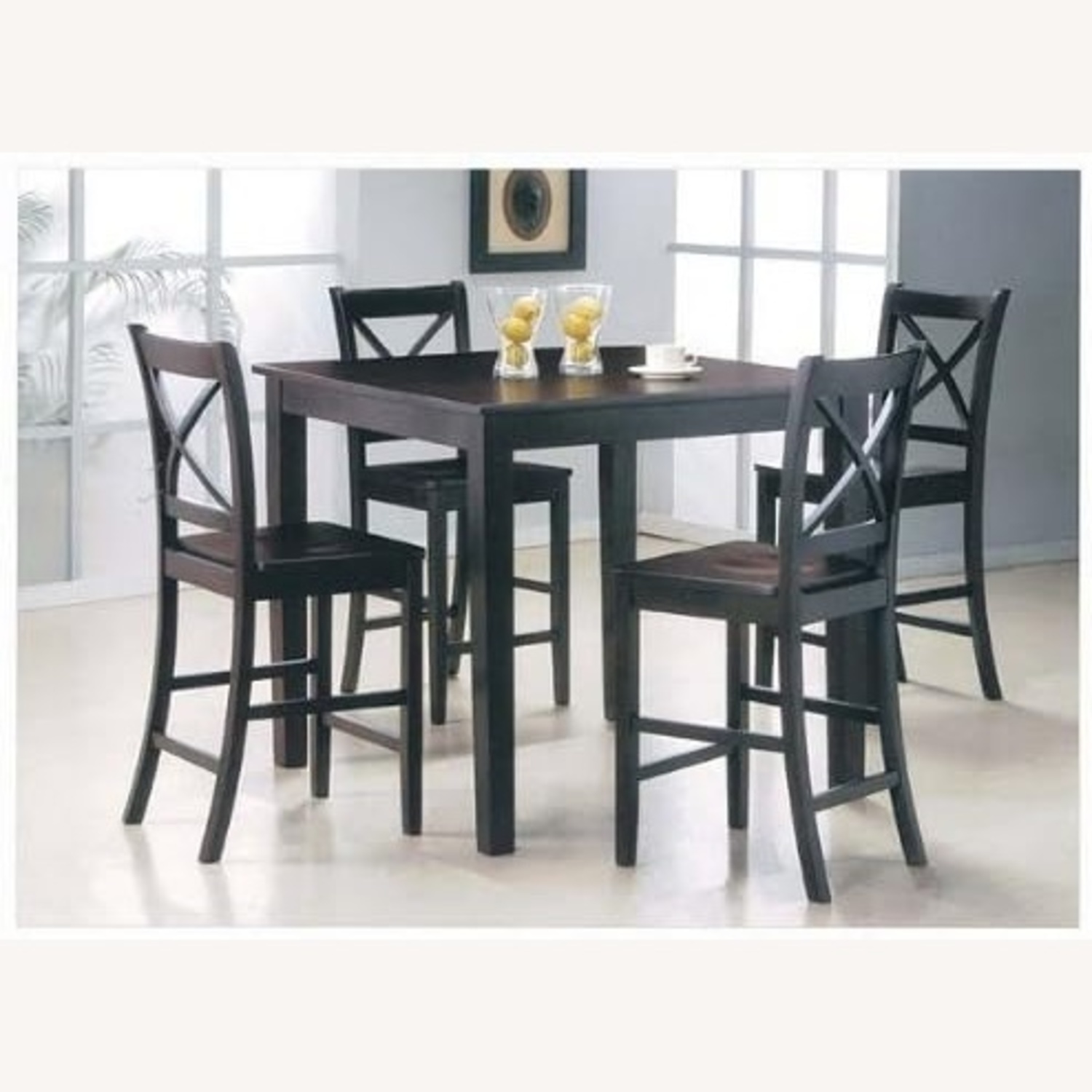 Theodores Counter Height Dinette Table with 4 Chairs - image-0