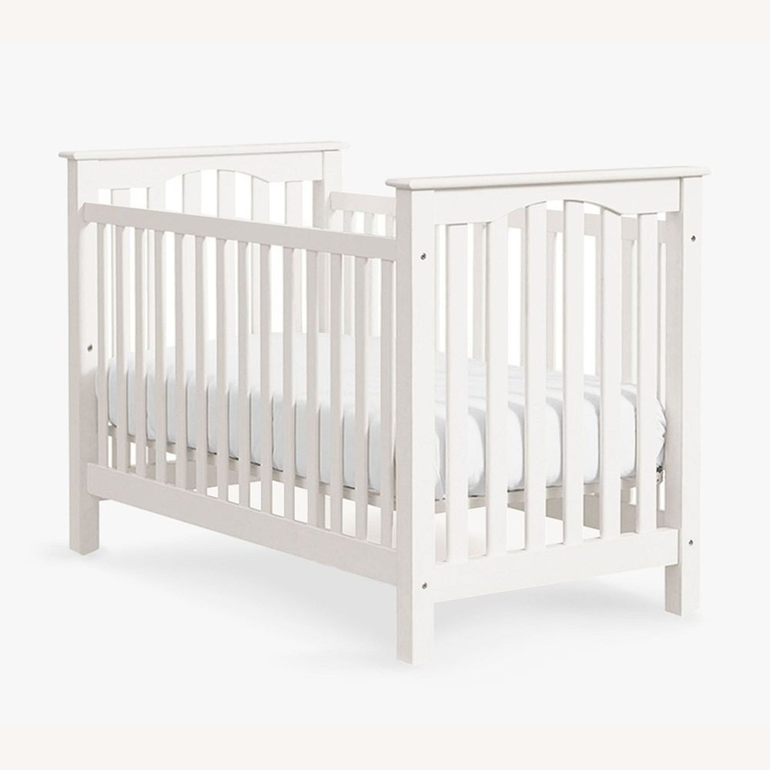 Pottery Barn Kids White Crib/Toddler Bed - image-0