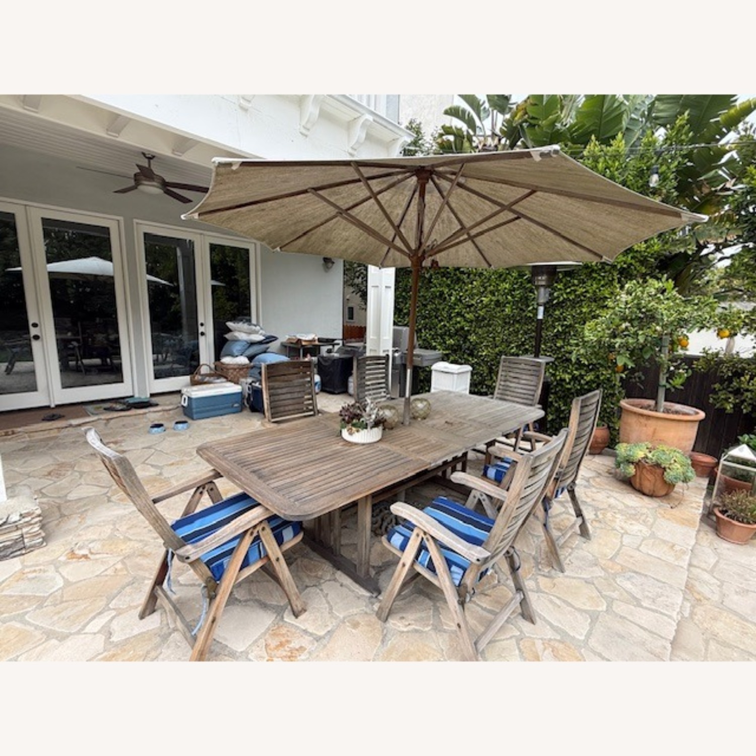 Teak Outdoor Dining Set - image-3