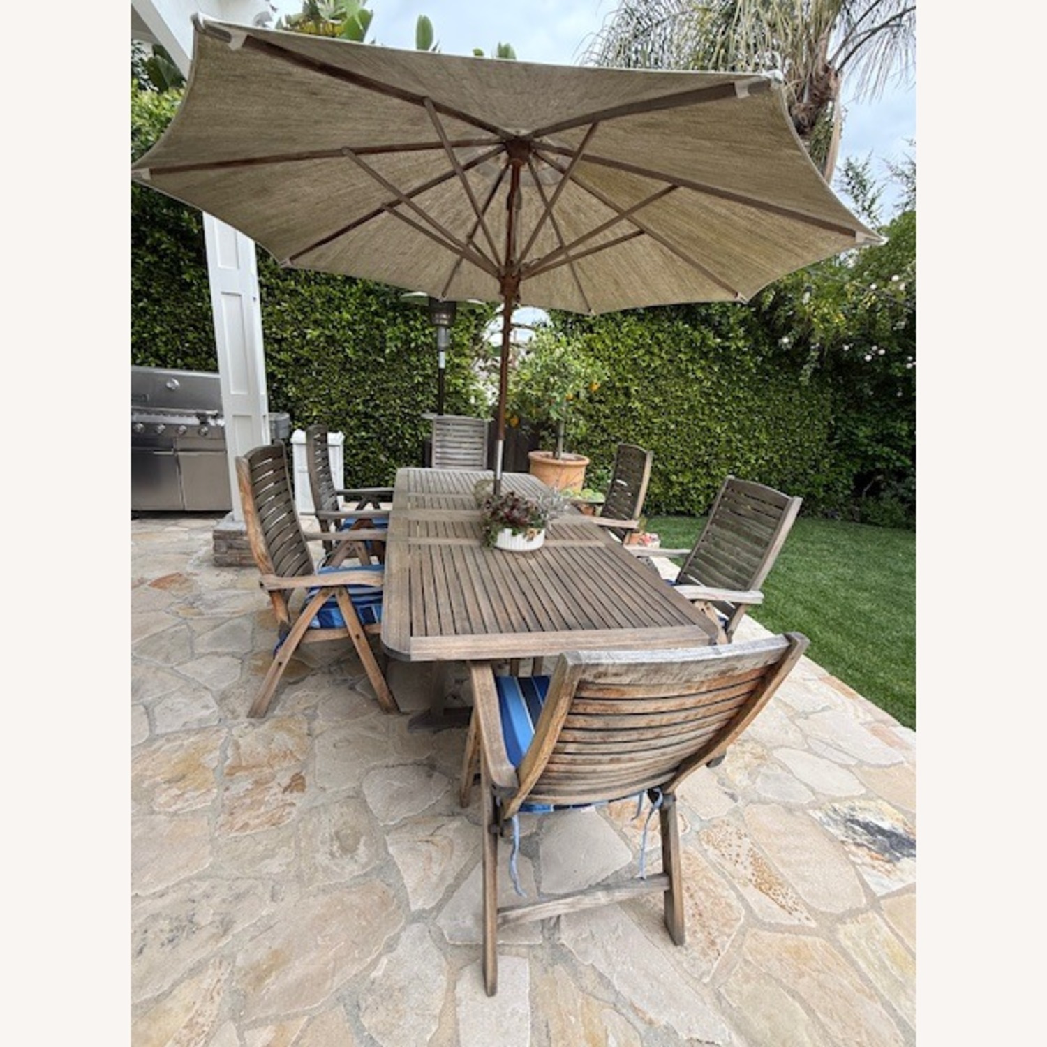 Teak Outdoor Dining Set - image-2