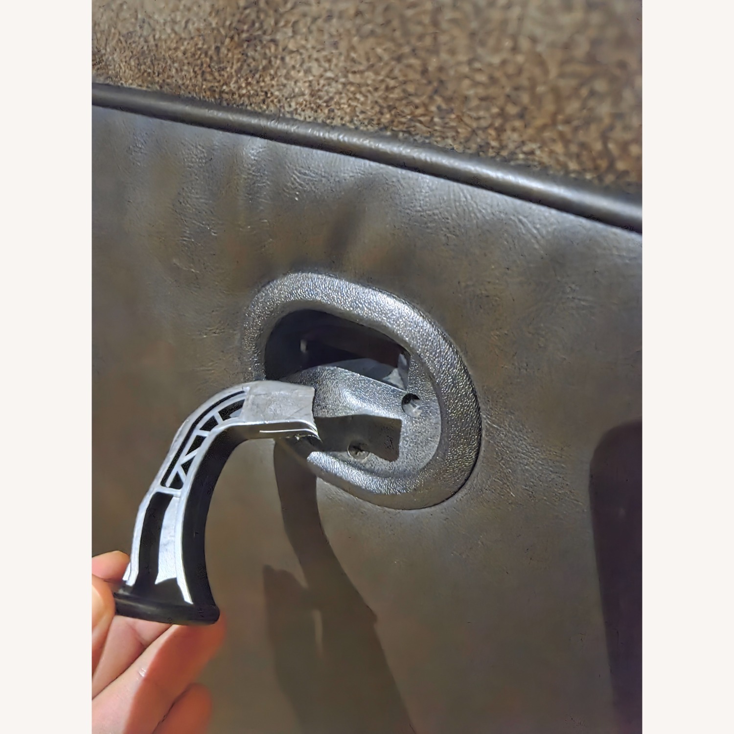 Ashley Furniture Earhart - Chestnut Reclining Sofa - image-4