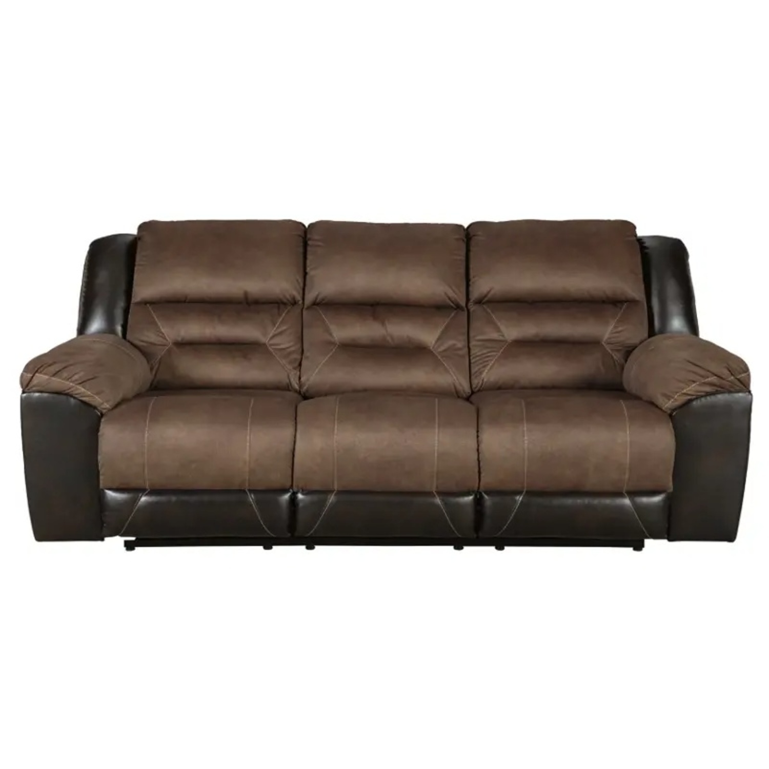 Ashley Furniture Earhart - Chestnut Reclining Sofa - image-5