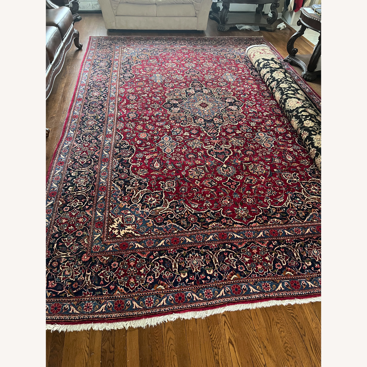 Turkish Hand-Knotted Wool Rug - image-1