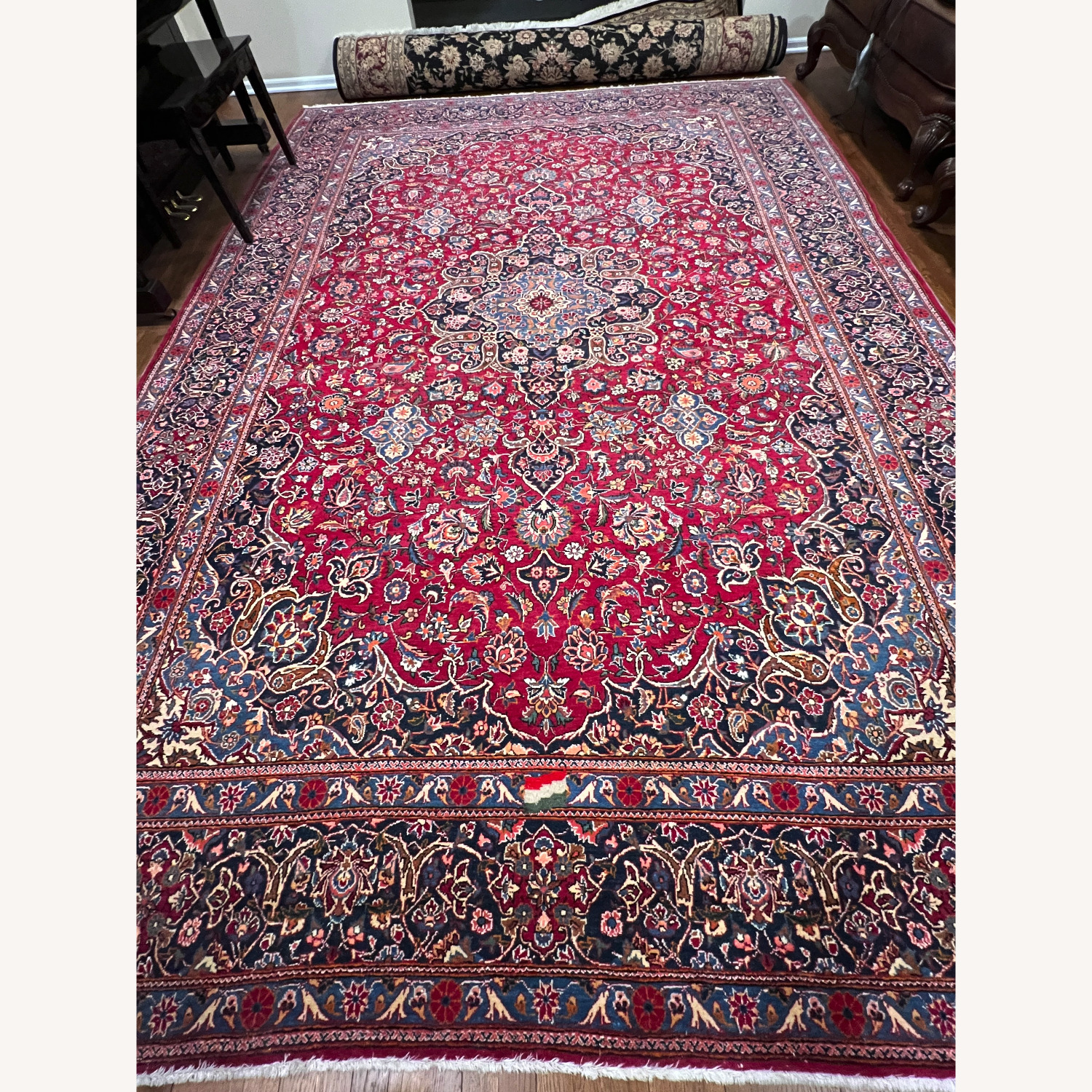 Turkish Hand-Knotted Wool Rug - image-3