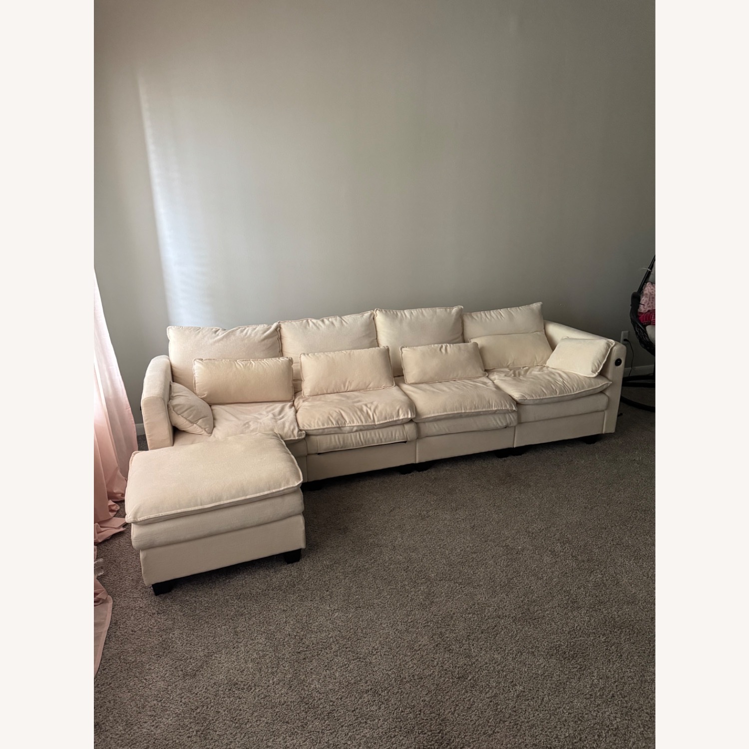 Modular Sectional Sofa L Shaped Couch - 4 Pieces - image-2