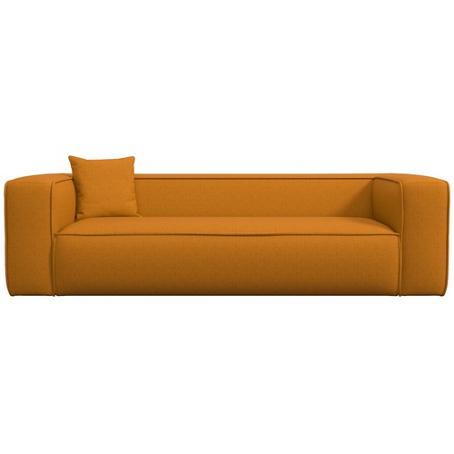 Used Barcelona Modern Dark Yellow Boucle Sofa for sale on AptDeco