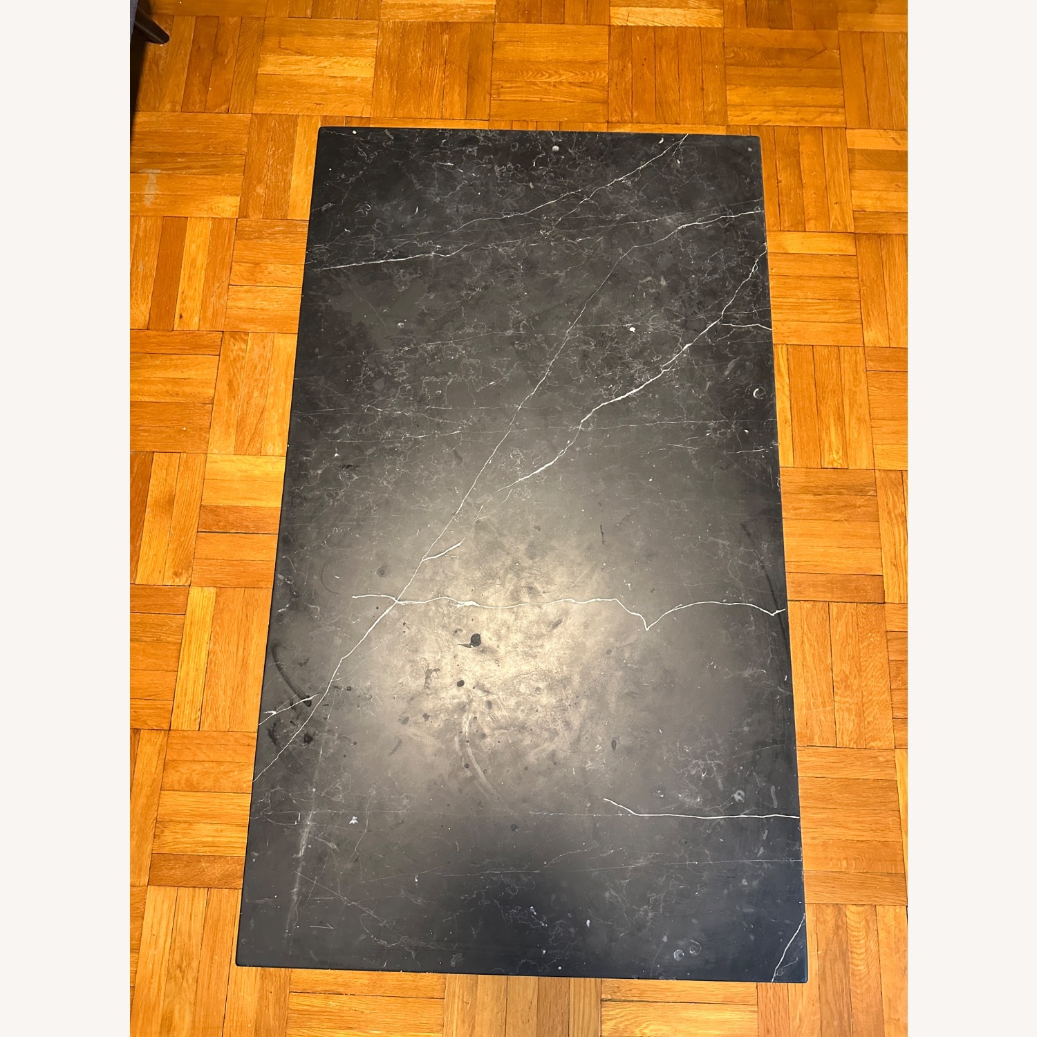 Restoration Hardware Plinth Marble Coffee Table - image-5