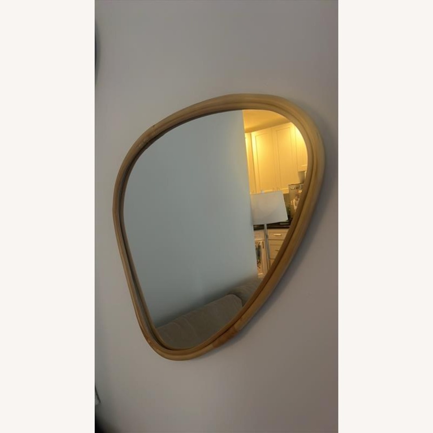 IKEA MARISTOVA Set of 2 Wall Bamboo Mirrors - image-1