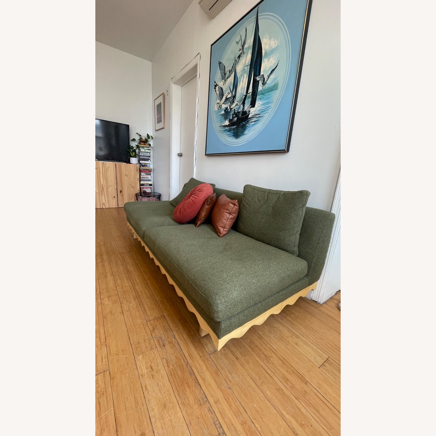 Urban Outfitters Roma Green 3-Seater Sofa - image-2