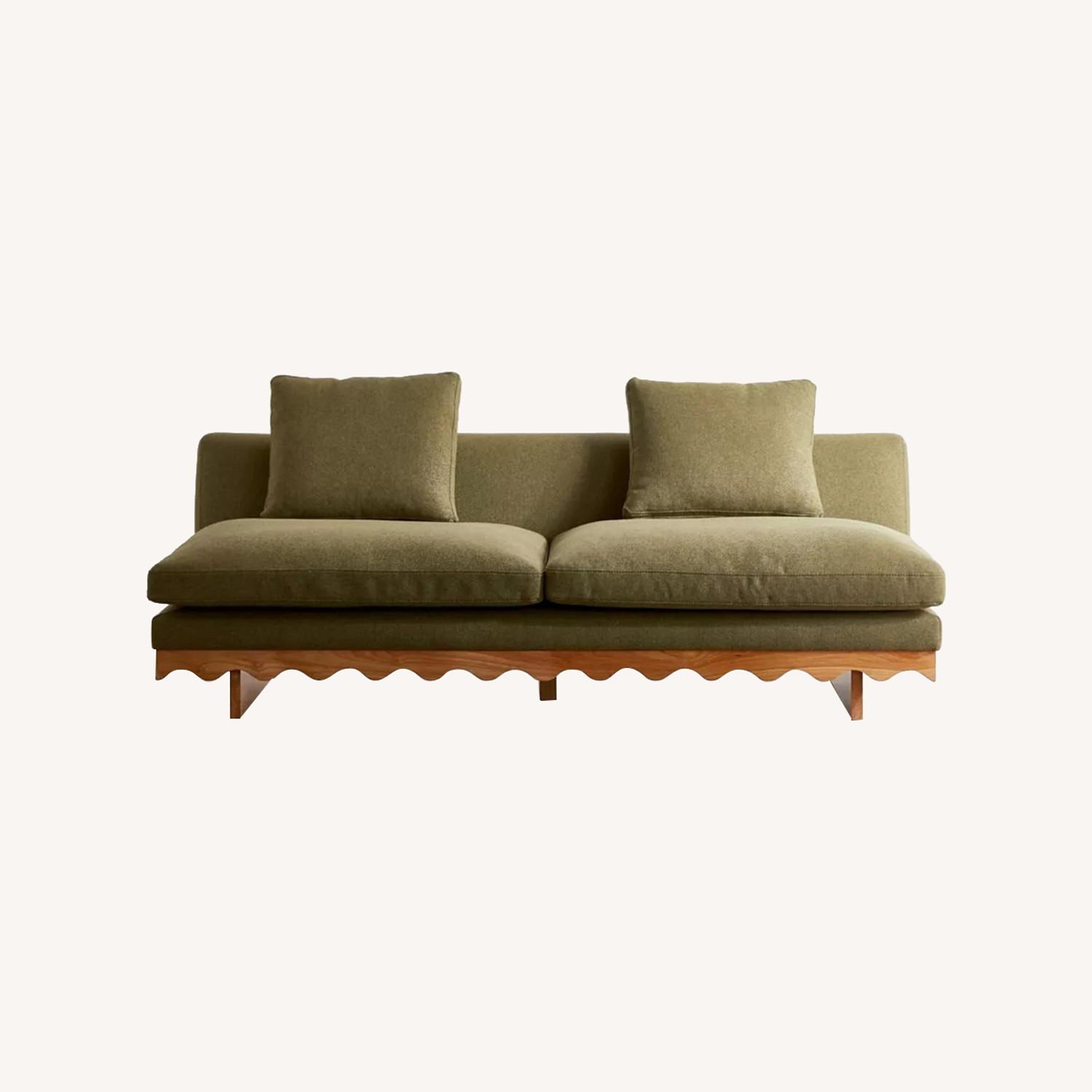 Urban Outfitters Roma Green 3-Seater Sofa - image-0