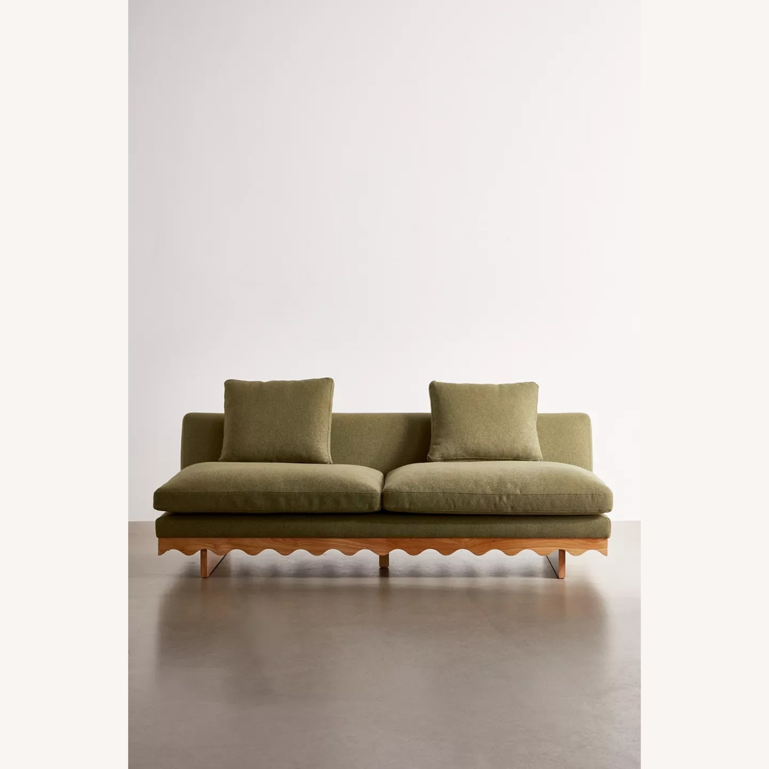 Urban Outfitters Roma Green 3-Seater Sofa - image-6
