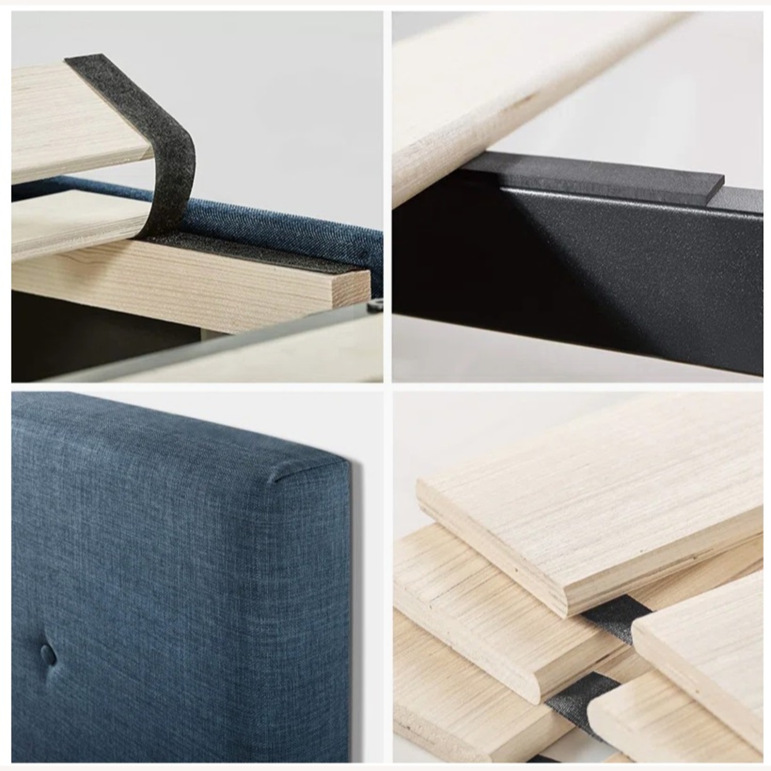 Raily Tufted Upholstered Low Profile Platform Bed - image-8