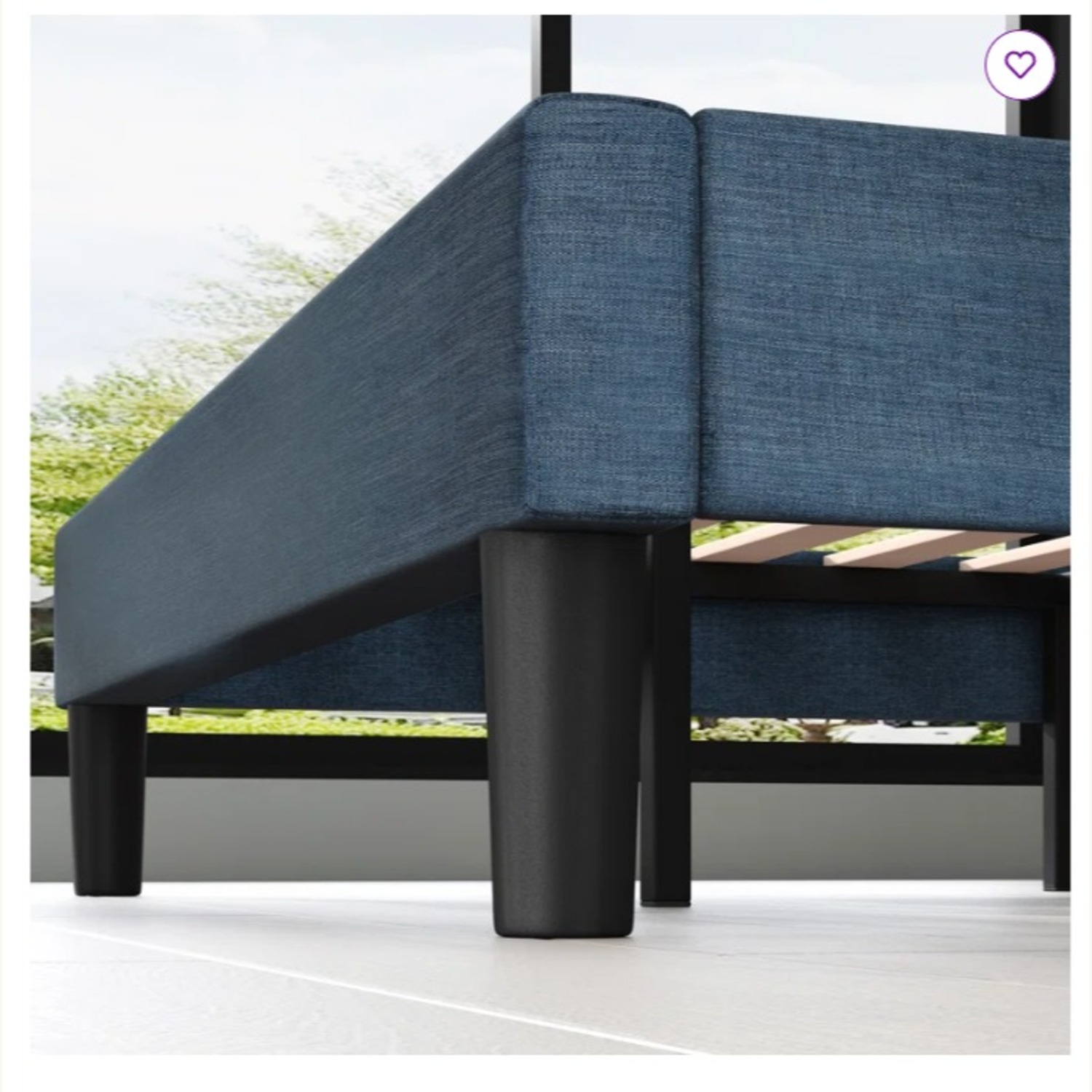 Raily Tufted Upholstered Low Profile Platform Bed - image-6