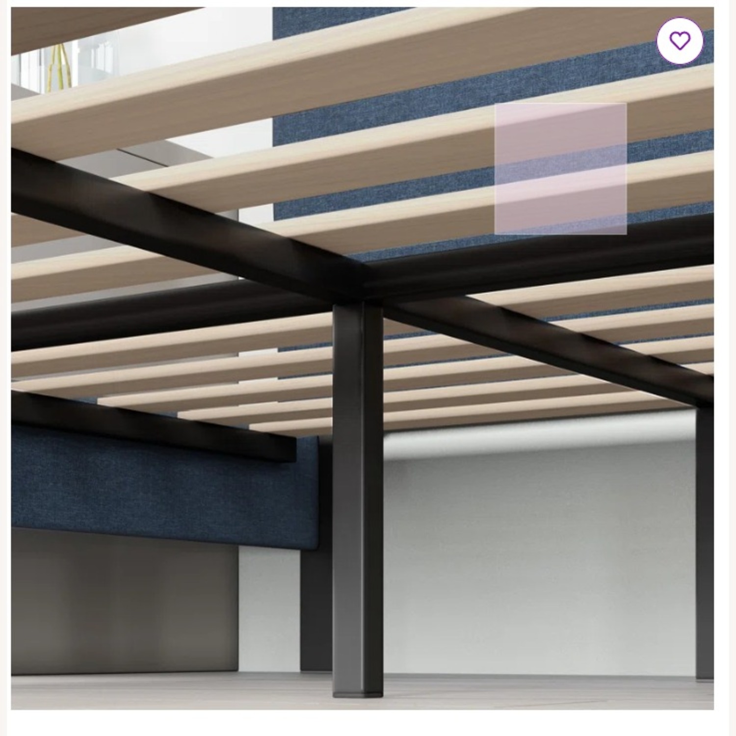 Raily Tufted Upholstered Low Profile Platform Bed - image-5