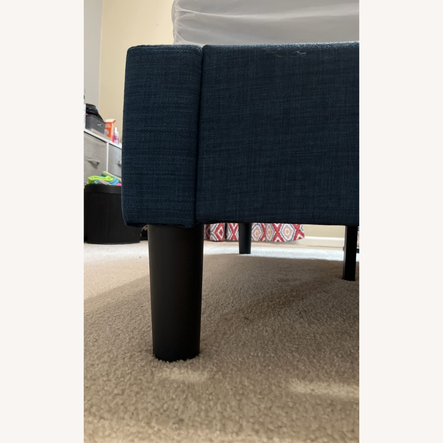 Raily Tufted Upholstered Low Profile Platform Bed - image-4