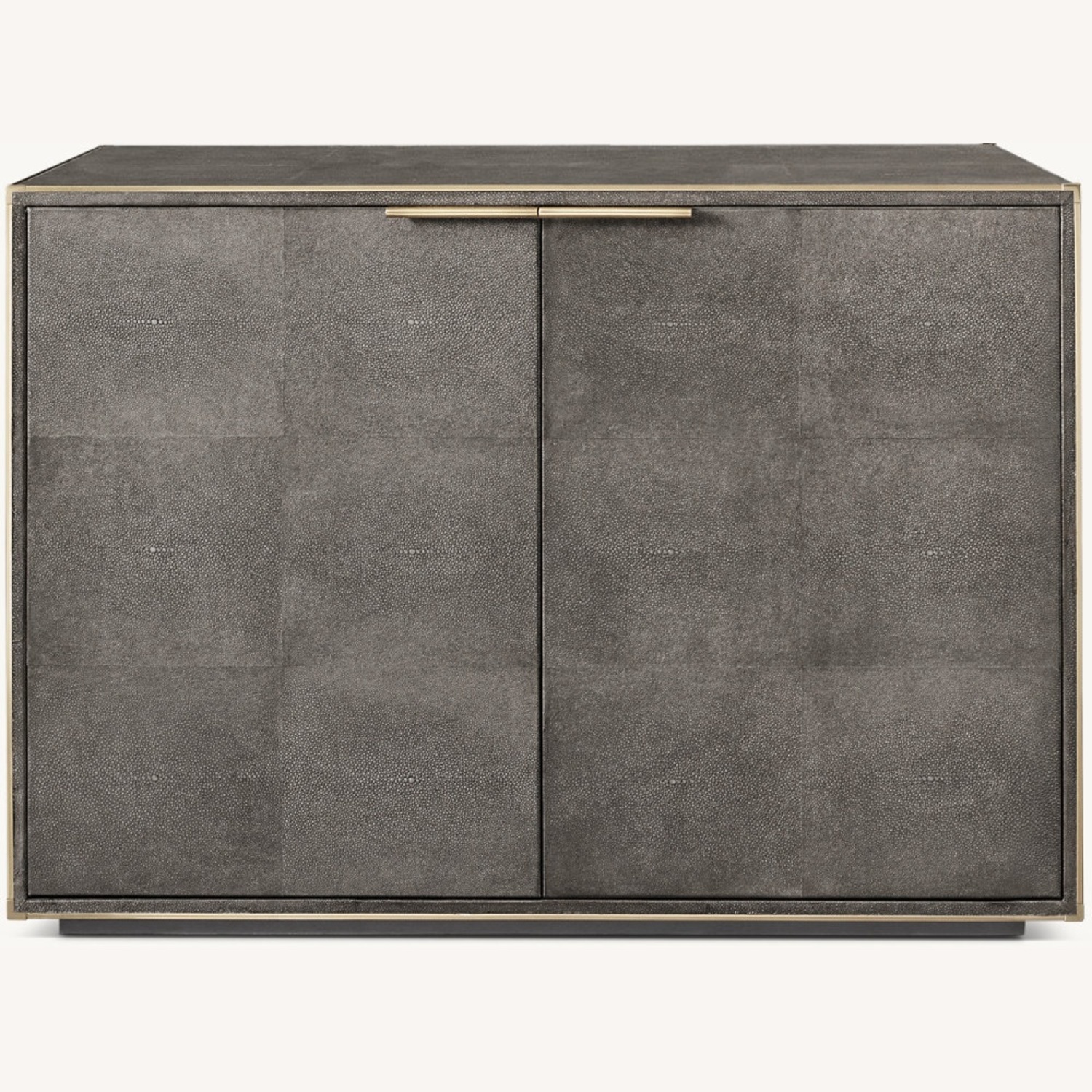 Restoration Hardware Saunderson Shagreen Cabinet - image-0