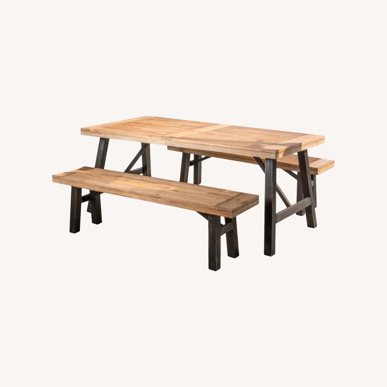Volusia 4 - Person Solid Wood Solid Wood Top Four Leg Dining Set - image-0