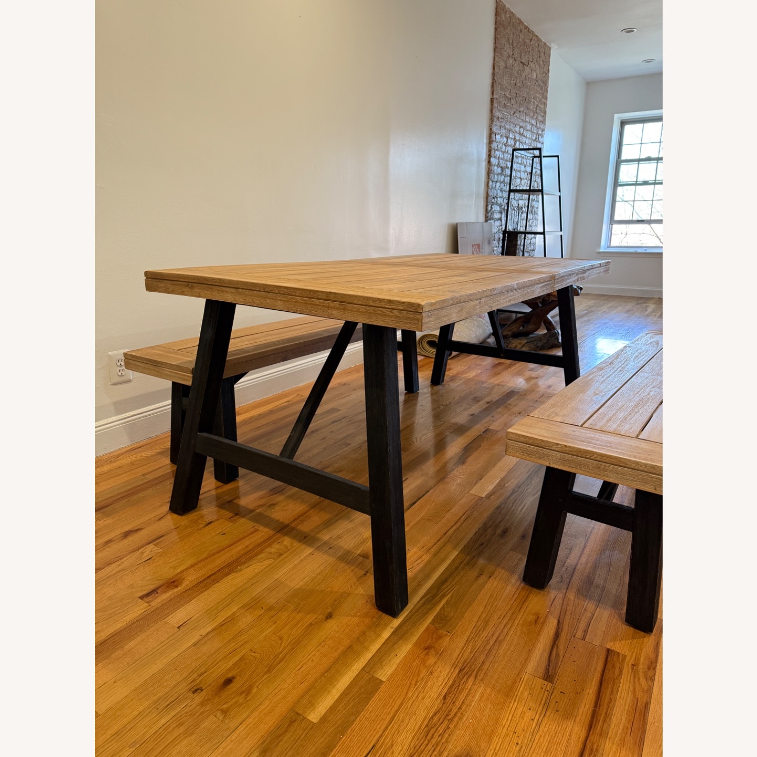 Volusia 4 - Person Solid Wood Solid Wood Top Four Leg Dining Set - image-4