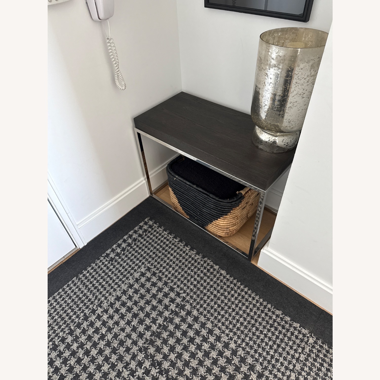 Restoration Hardware Nicholas Oak Side Table in Dark Brown - image-2