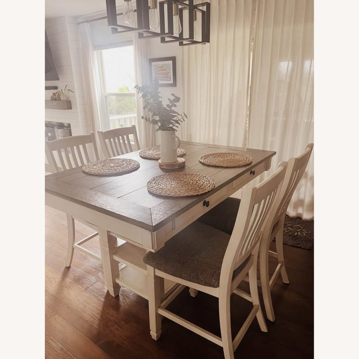 Bolanburg Counter Height Dining Set Table + 4 Chairs - image-1