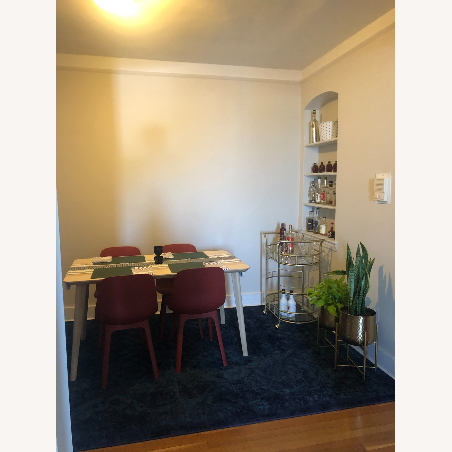 IKEA Dining Set- LISABO Table + ODGER Chairs - image-2