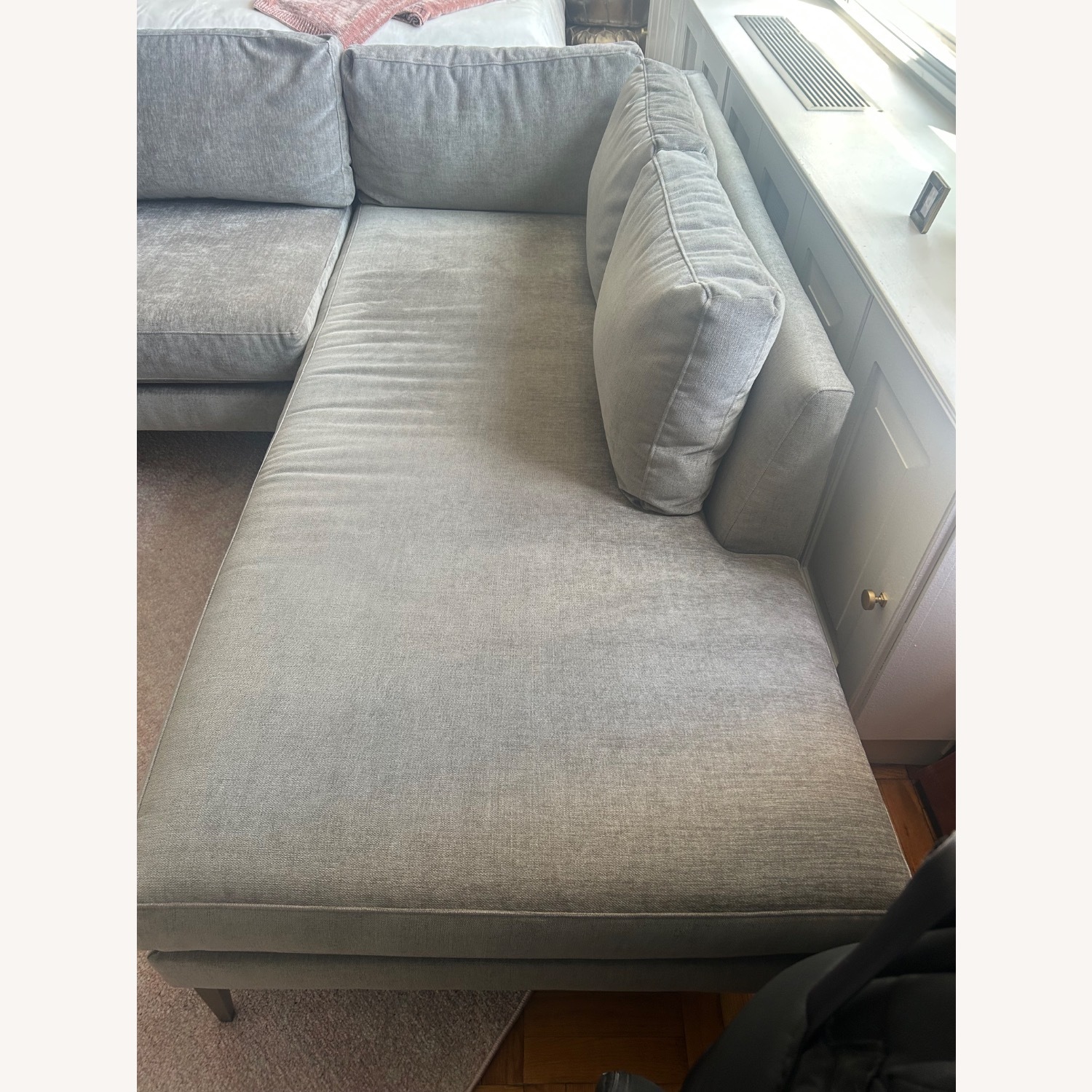 West Elm Andes Mineral Gray Sectional - image-3