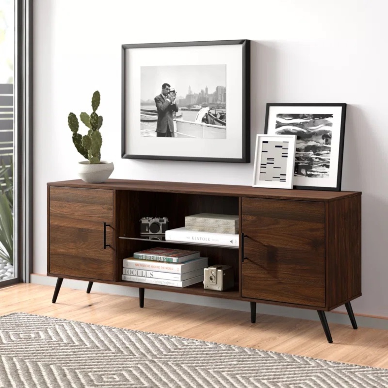Brown TV Stand/Media Console - image-0