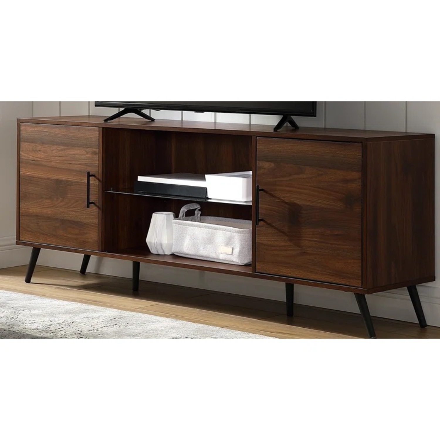 Brown TV Stand/Media Console - image-1
