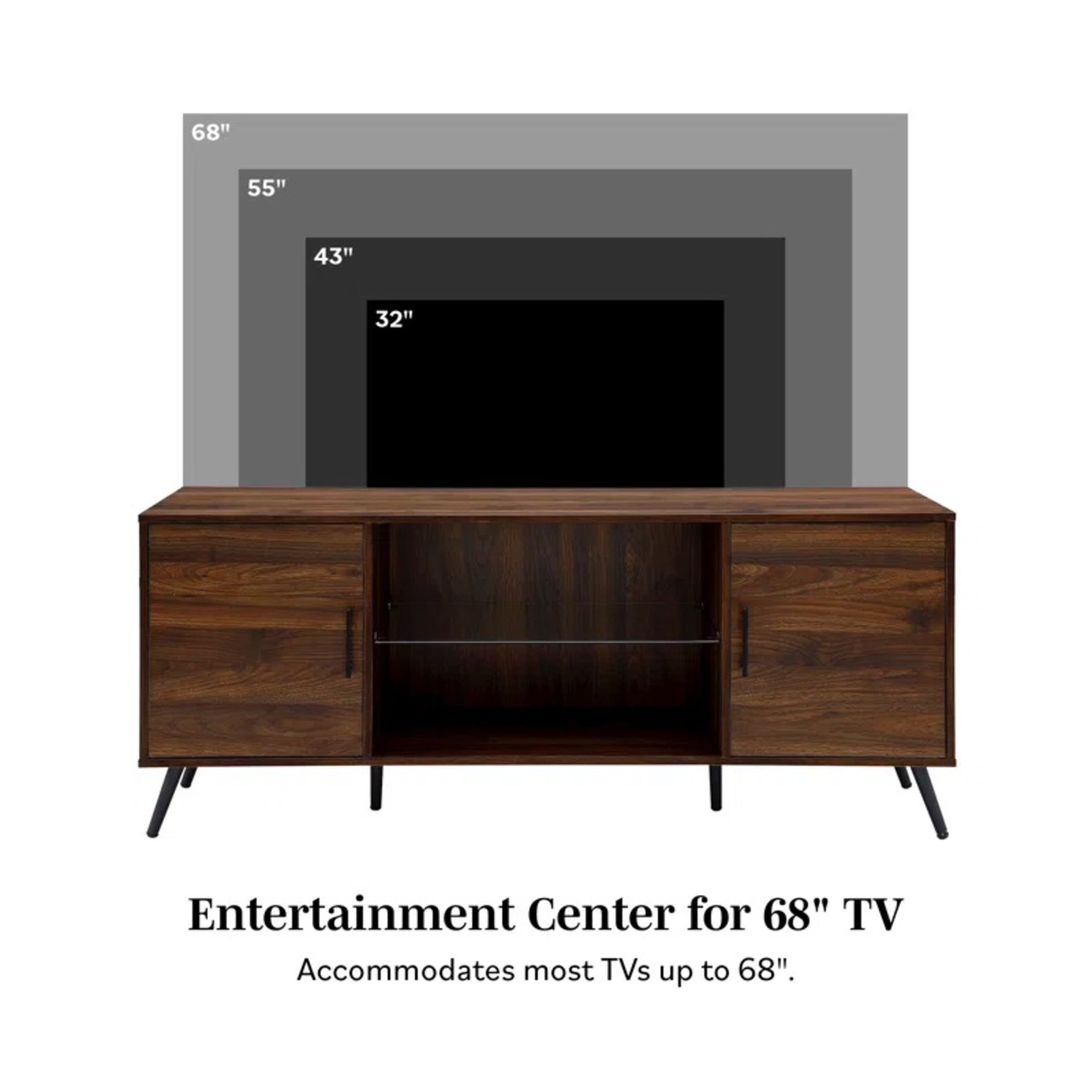 Brown TV Stand/Media Console - image-3