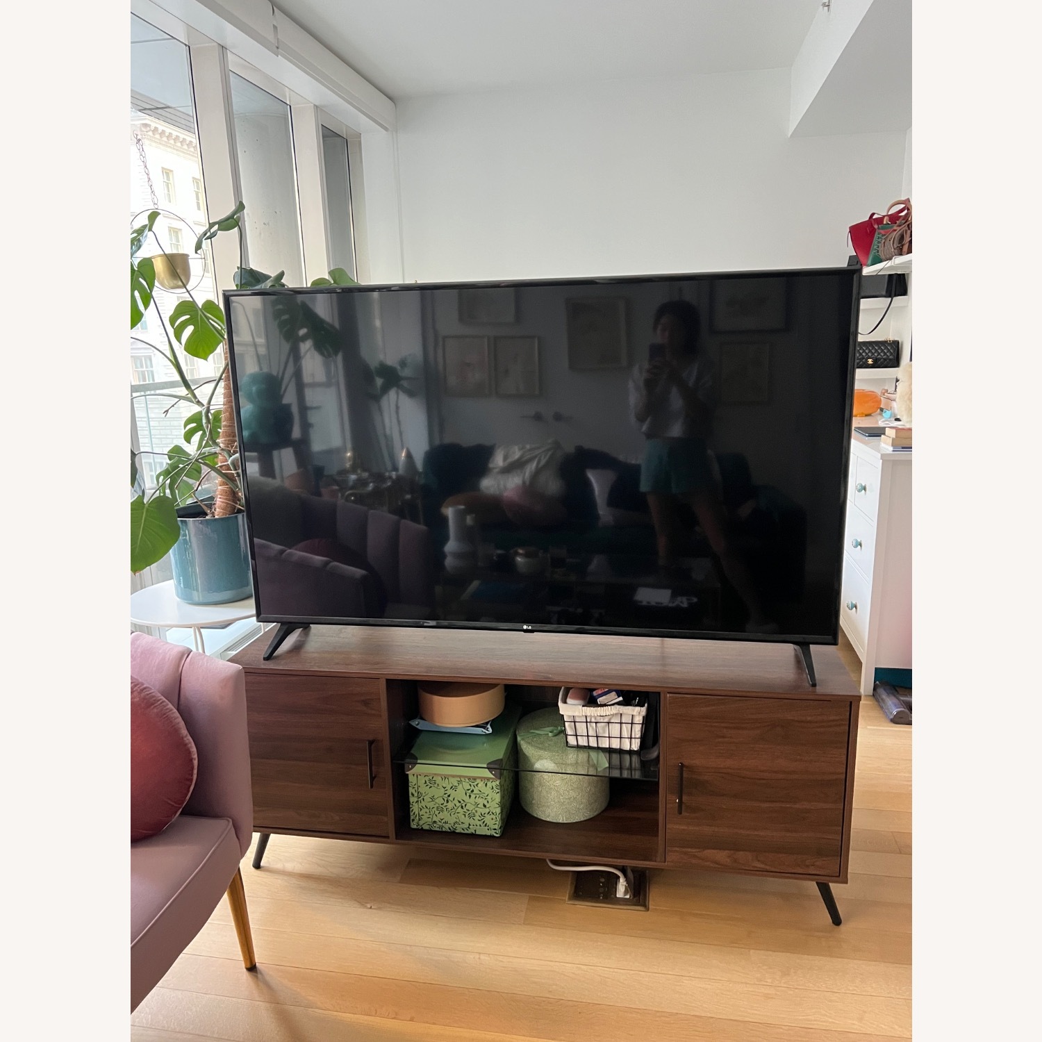 Brown TV Stand/Media Console - image-4