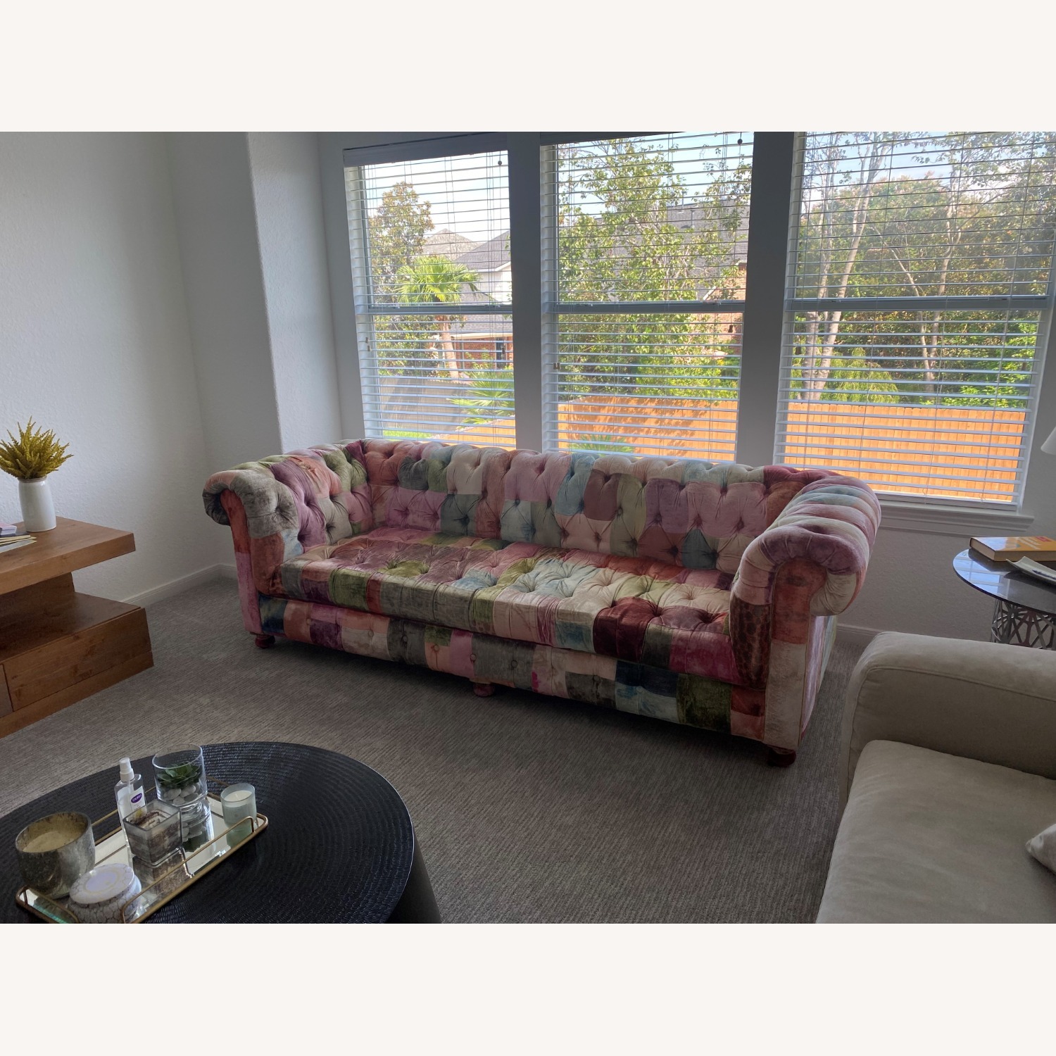 Boheme Sofa Patchwork Velvet - image-2